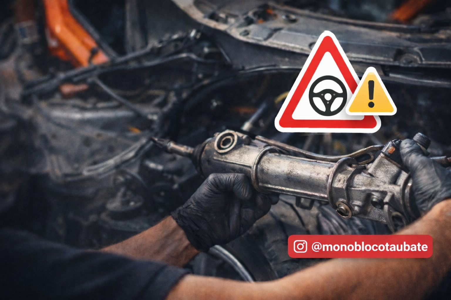 manutenção caixa de direção